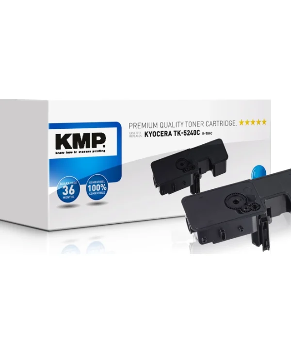 KMP K-T84C Συμβατό Toner για Laser Εκτυπωτή Kyocera TK-5240C 3000 Σελίδων Κυανό 2912,0003