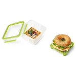 Emsa Clip & Go Δοχείο Φαγητού Πλαστικό Πράσινο 1.3lt 3110600386 - Image 2