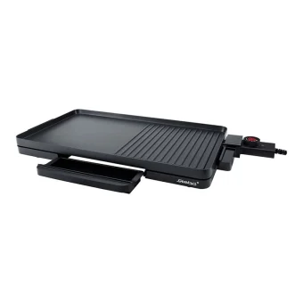 Steba VG30 Slim Επιτραπέζια Ηλεκτρική Ψησταριά Λείας και Αυλακωτής Πλάκας 2000W με Ρυθμιζόμενο Θερμοστάτη 48.5x26εκ. 06-30-00