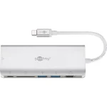 Goobay USB-C Docking Station με HDMI 4K PD Ethernet Ασημί (76788) - Image 2