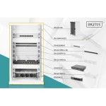 Digitus Επιδαπέδια Καμπίνα Rack 12U 34x65.9x35cm Γκρι DN-10-SET-3