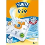 Swirl R39 Σακούλες Σκούπας 4τμχ Συμβατή με Σκούπα Rowenta 216352