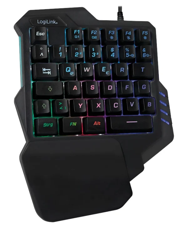 LogiLink ID0181 Gaming KeyPad με RGB φωτισμό (Αγγλικό US)