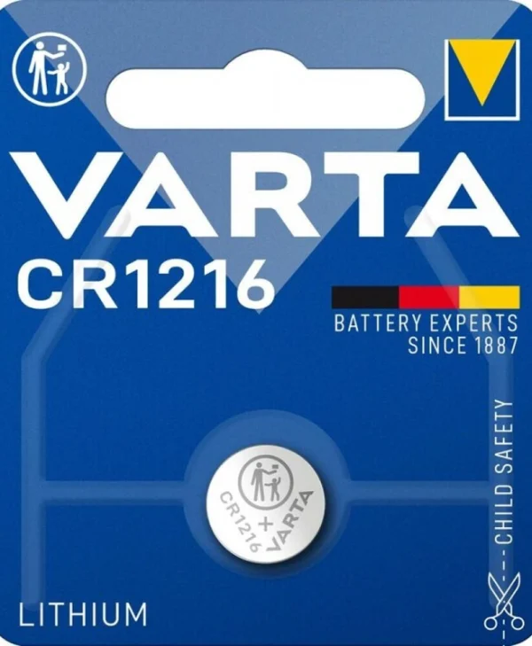 Varta Μπαταρία Λιθίου Ρολογιών CR1216 1τμχ 6216101401
