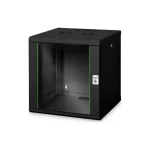 Digitus Επιτοίχια Καμπίνα Rack 12U 60x60x64.3cm Μαύρο 12U-6/6-SW DN-19 12U-6/6-SW