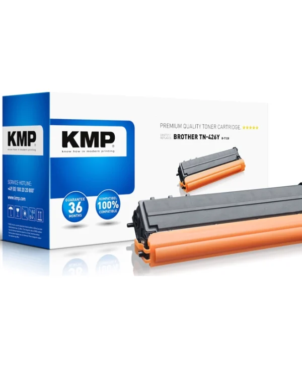 KMP B-T120 Συμβατό Toner για Laser Εκτυπωτή Brother TN-426Y 6500 Σελίδων Κίτρινο 1266,0009