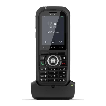 Snom M80 DECT Ασύρματο Τηλέφωνο IP Μαύρο 4424