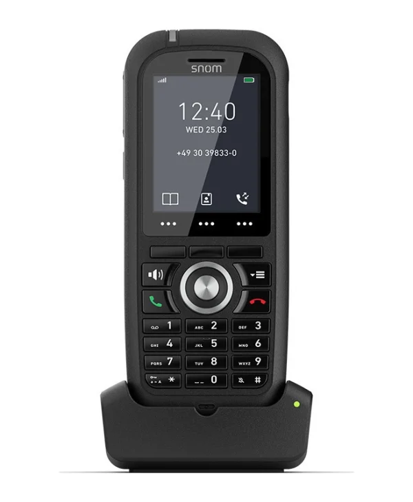 Snom M80 DECT Ασύρματο Τηλέφωνο IP Μαύρο 4424
