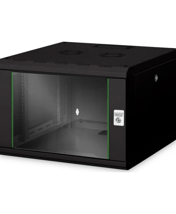 Digitus Επιτοίχια Καμπίνα Rack 7U 60x60x60cm Μαύρο DN-19 07U-6/6-SW