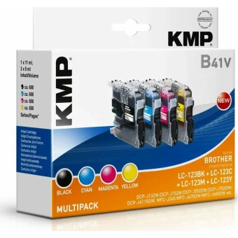 KMP B60V Πακέτο Συμβατών Μελανιών Εκτυπωτή InkJet Brother 22ml Πολλαπλό (Color) 1τμχ 1525,4005