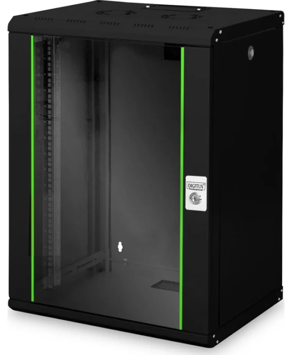Digitus Επιτοίχια Καμπίνα Rack 16U 60x45x45cm Μαύρο DN-19 16-U-SW