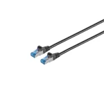 S/FTP Cat.6a (Gigabit) Καλώδιο Δικτύου Ethernet 0.5m Μαύρο 75711-0.5S - Image 2