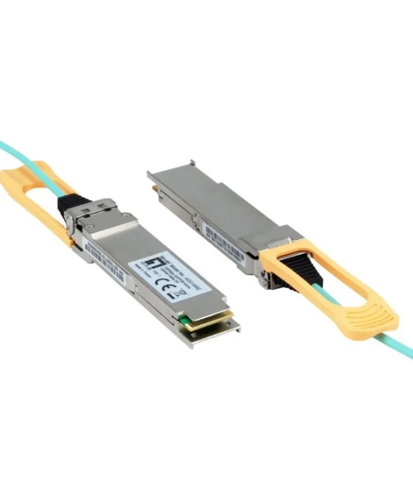 Level One Direct Attach Copper Καλώδιο Δικτύου Ethernet 1m Τιρκουάζ AOC-0501
