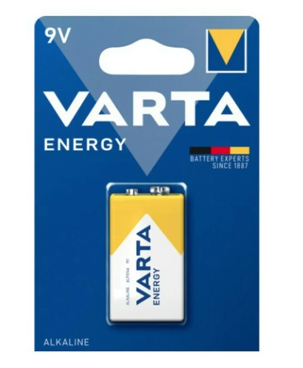 Varta Energy Αλκαλική Μπαταρία 9V 1τμχ 9V 6LR61