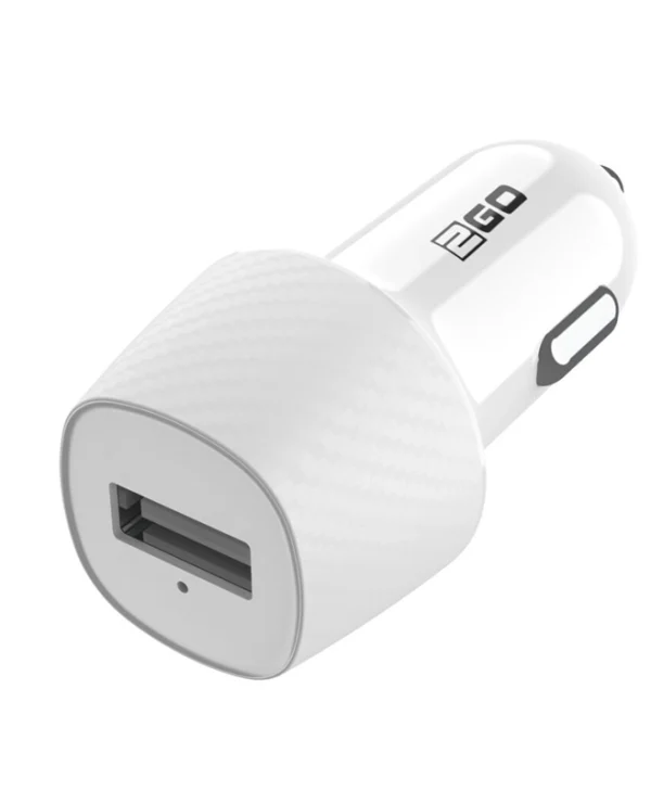 2GO Φορτιστής Αυτοκινήτου 1A με μία Θύρα: 1xUSB Λευκός 794921