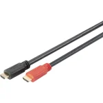 Digitus HDMI 1.4 High Speed 1080p 120Hz Cable HDMI male - HDMI male 15m Μαύρο AK-330118-150-S - Image 2