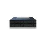 Icy Dock ToughArmor 4x 2.5Inch SATA 6Gbps/SAS HDD/SSD Mobile Rack/Cage in 1x external 5.25Inch bay Μαύρο MB994SP-4S - Image 4