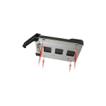Icy Dock ToughArmor 4x 2.5Inch SATA 6Gbps/SAS HDD/SSD Mobile Rack/Cage in 1x external 5.25Inch bay Μαύρο MB994SP-4S - Image 5