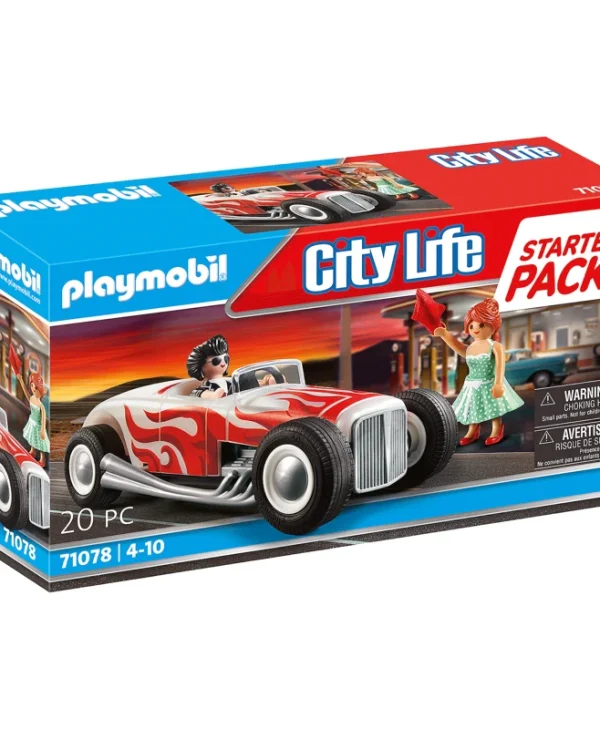 Playmobil City Life Hot Rod για 4-10 ετών 71078