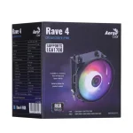 Aerocool AEROPGSRAVE4-FRGB-4P Ψύκτρα Επεξεργαστή για Socket 115x/1200/1700/775 με RGB Φωτισμό - Image 6
