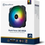 Silverstone Shark Force 160 Case Fan (1600rpm / 160cfm) με ARGB Φωτισμό και Σύνδεση 4-Pin PWM SST-SF160B-ARGB - Image 5