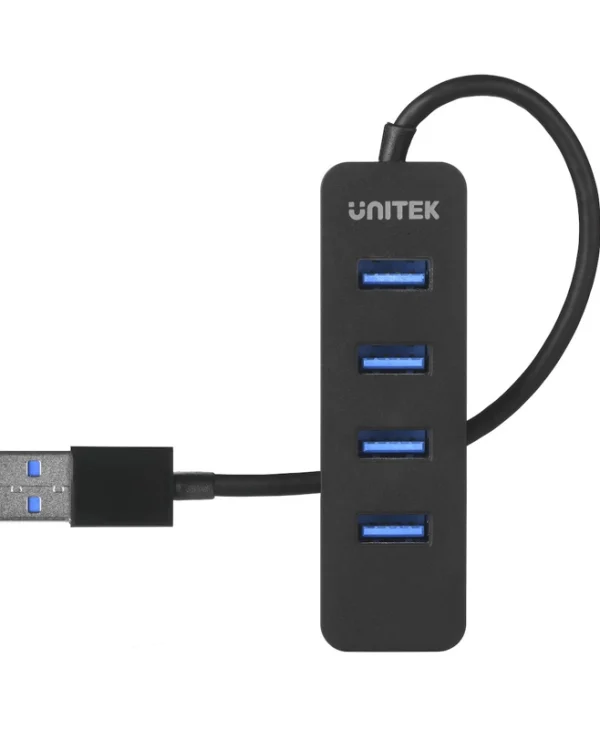 Unitek uHUB Q4 Hub 4 Θυρών USB 3.0 με σύνδεση USB-A H1117A