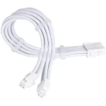 Silverstone 8-Pin EPS - 4 Pin EPS / 8-Pin EPS Cable 0.3m Λευκό SST-PP07E-EPS8W-V2 - Image 2