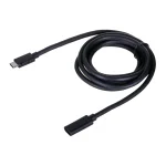 Unitek EXTENSION USB 3.2 Cable USB-C male - USB-C female 100W PD Μαύρο 1.5m C14086BK-1.5M - Image 2