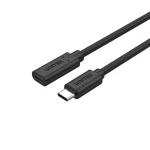 Unitek EXTENSION USB 3.2 Cable USB-C male - USB-C female 100W PD Μαύρο 1.5m C14086BK-1.5M - Image 4
