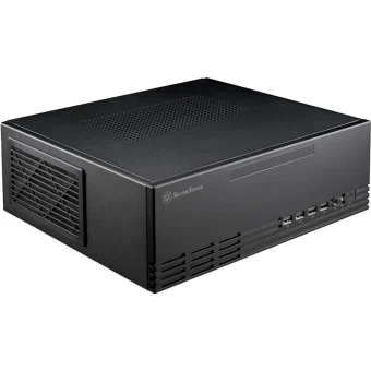 Silverstone ML11B Home Theater Κουτί Υπολογιστή Μαύρο SST-ML11B