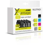 KMP Πακέτο Συμβατών Μελανιών Εκτυπωτή InkJet HP 953XL 3HZ52AE 2573 Σελίδων 53ml Μαύρο 4τμχ 1747,4085