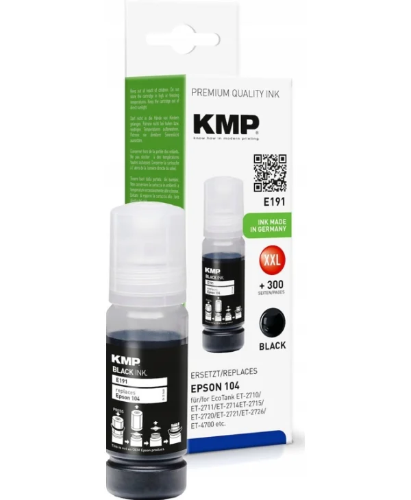 KMP Συμβατό Μελάνι Εκτυπωτή InkJet Canon T00P1 4800 Σελίδων 160ml Μαύρο 1τμχ 1648,0001