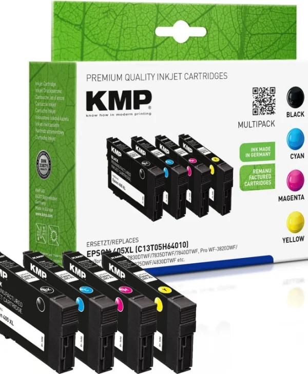 KMP Συμβατό Μελάνι Εκτυπωτή InkJet Epson 405 XL 18.9ml Πολλαπλό (Color) 1τμχ 1656,4005