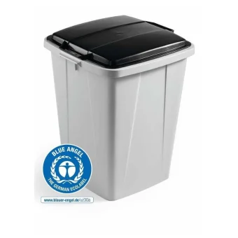 Durable Eco Κάδος Απορριμμάτων Πλαστικός Μαύρος 90lt 1800506221