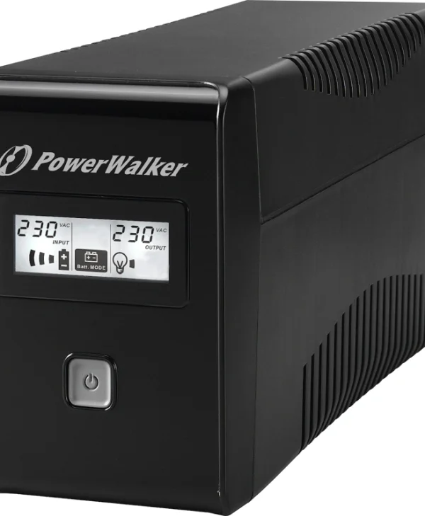 Powerwalker VI 850 LCD UPS Line-Interactive 850VA 480W με 2 Schuko Πρίζες 10120017