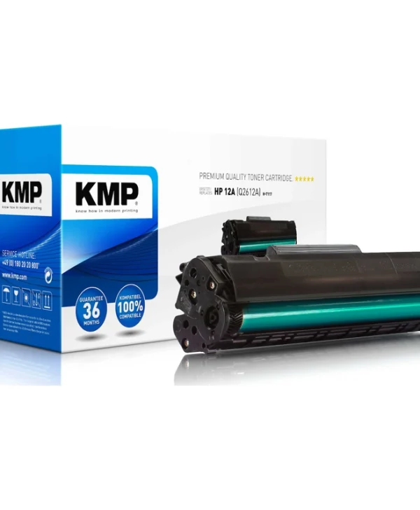 KMP H-T117 Συμβατό Toner για Laser Εκτυπωτή HP 12A Q2612A 4000 Σελίδων Μαύρο 1114,5000