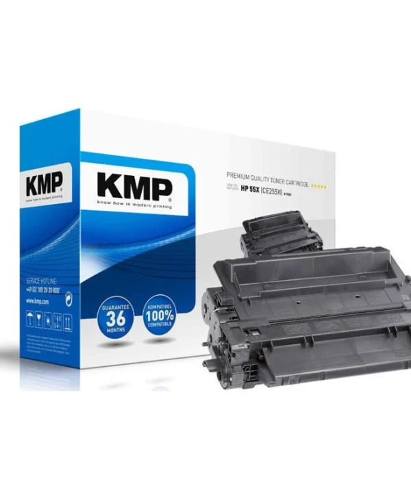 KMP H-T231 Συμβατό Toner για Laser Εκτυπωτή HP 55X CE255X 12500 Σελίδων Μαύρο 1222,8300