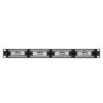 LogiLink Patch Panel Unshielded για Rack 1U 19" 24 Θυρών cat6 Μαύρο NP0004 - Image 7