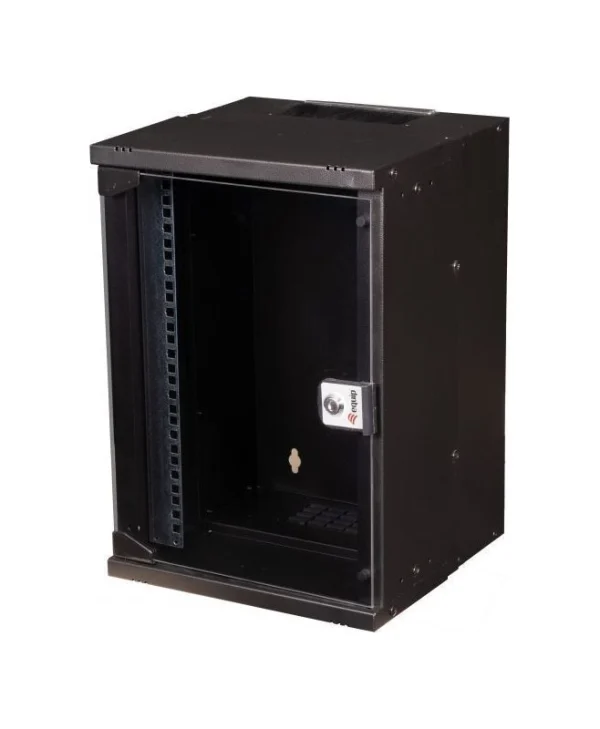 Ντουλάπα Equip Equip Wandgehäuse 10" 09u 300x300mm Γυάλινη Πόρτα Μαύρο EWM-09-3030-B