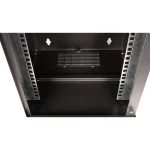 Ντουλάπα Equip Equip Wandgehäuse 10" 09u 300x300mm Γυάλινη Πόρτα Μαύρο EWM-09-3030-B - Image 4