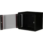 Ερμάριο Equip Equip Serverschrank 19" 09u 600x450mm Γυάλινη Πόρτα Μαύρο EPM-09-6045-B-CBAA - Image 2