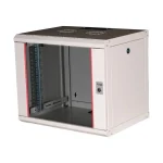 Ερμάριο Equip Equip Serverschrank 19" 09u 600x450mm Γυάλινη Πόρτα Γκρι EPM-09-6045-G-CBAA
