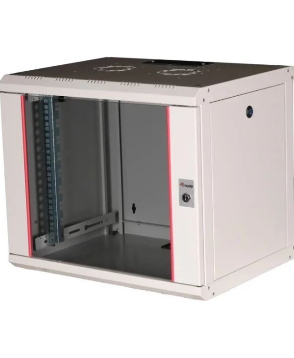 Ερμάριο Equip Equip Serverschrank 19" 09u 600x450mm Γυάλινη Πόρτα Γκρι EPM-09-6045-G-CBAA