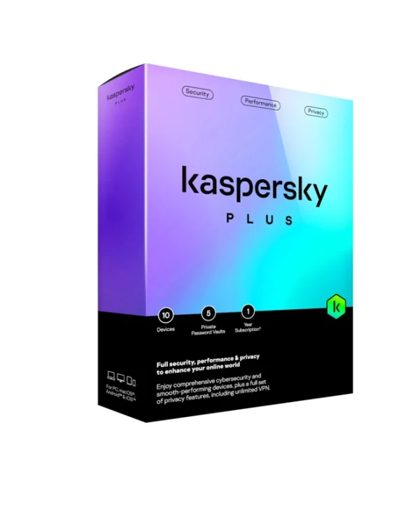 Kaspersky Plus για 10 Συσκευές και 2 Έτη Χρήσης (Ηλεκτρονική Άδεια) KL1042GDKDS