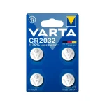 Varta Μπαταρίες Λιθίου Ρολογιών CR2032 4τμχ 06032101404 - Image 2