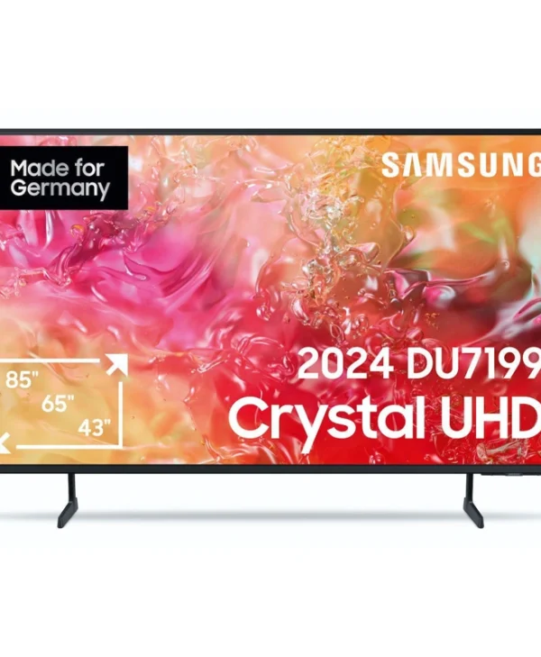 Samsung Smart Τηλεόραση 65" 4K UHD LED DU7199 HDR (2024) GU65DU7199UXZG
