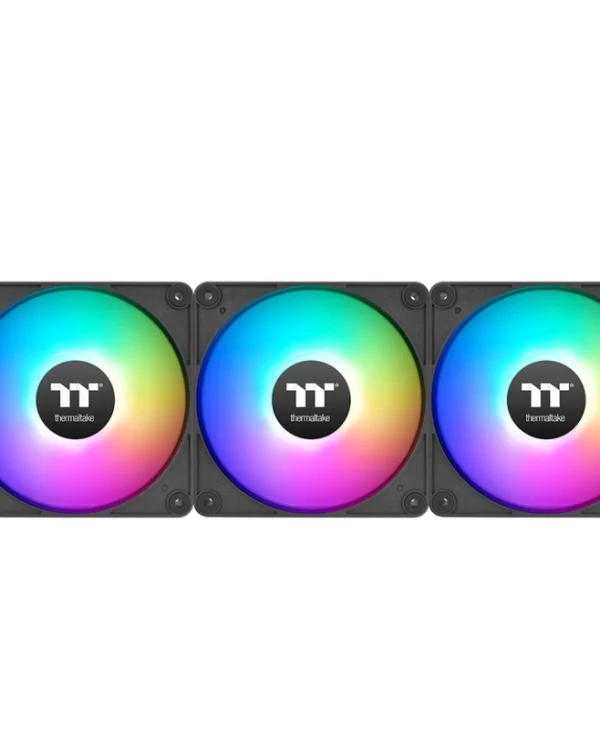 Thermaltake CT120 EX Case Fan (2000rpm / 57.05cfm) με ARGB Φωτισμό και Σύνδεση 4-Pin PWM 3τμχ Λευκό CL-F181-PL12SW-A