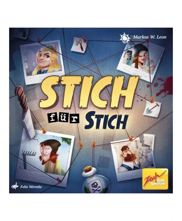 Επιτραπέζιο Παιχνίδι Stitch by Stitch Deduction and Mystery για 3-4 Παίκτες 10+ Ετών (EN) Zoch zum Spielen 601105183