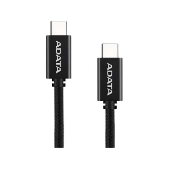 Adata USB 2.0 Cable USB-C male - USB-C 100W Μαύρο 1m CACC-100PN-BK
