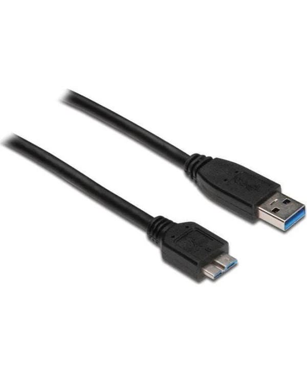 Alcasa Regular USB 3.0 to micro USB Cable Μαύρο 3m 1τμχ 2710-MB03
